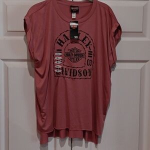 Harley-Davidson Pink Short Sleeve Tee